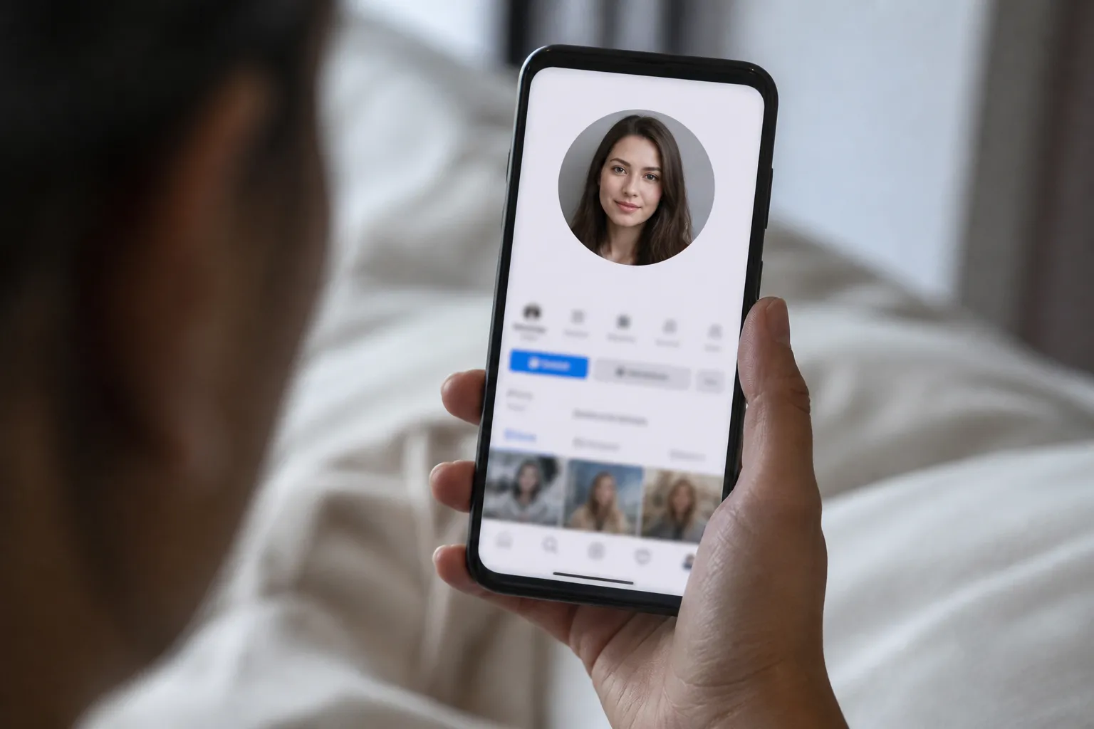 Podobizna zneužitá pro falešnou identitu na digitální platformě