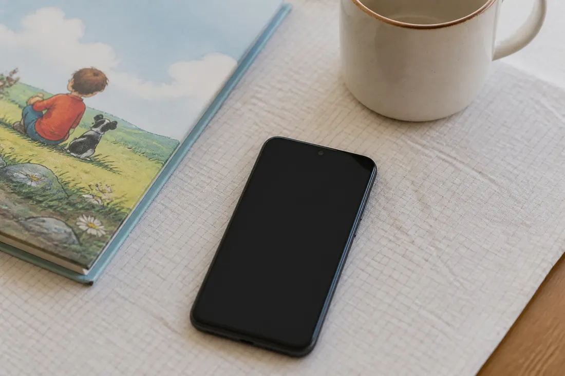 A voice assistant on a child’s phone: an answer is not the same as a dialogue — redakční ilustrace 1